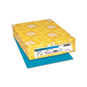 Color Paper, 24lb, 8 1 / 2 x 11, Celestial Blue, 500 Sheets