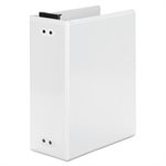 Hanging Straight Post View Binder, 3" Cap, White