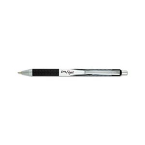 Z-Grip Flight Retractable Ballpoint Pen, 1.2 mm, Bold, Black, Dozen