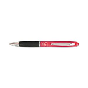 Z-Grip MAX Roller Ball Retractable Gel Pen, Red Ink, Medium, Dozen