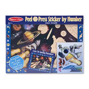 PEEL & PRESS STICKER BY NUMBER